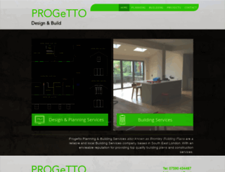 progettodesignbuild.co.uk screenshot