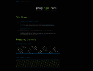proglogic.com screenshot
