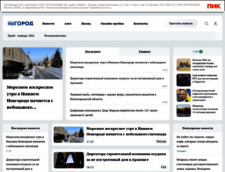 progorodnn.ru screenshot