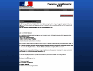 programme-immobilier-loi-duflot.org screenshot