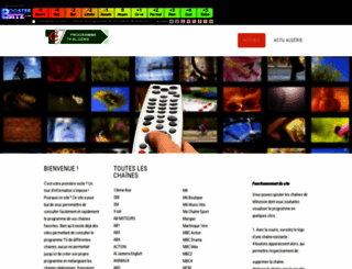programme-tv-algerie.boostersite.com screenshot