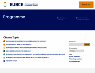 programme.conference-biomass.com screenshot