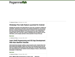 programmerfish.com screenshot