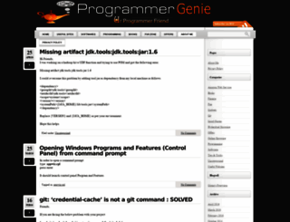programmergenie.com screenshot