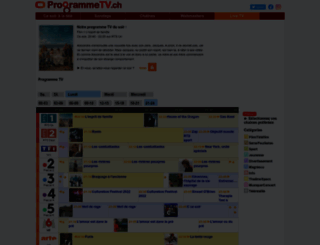programmetv.ch screenshot