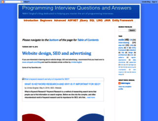 programminginterviews.info screenshot