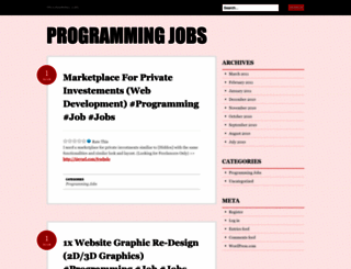 programmingjobz.wordpress.com screenshot