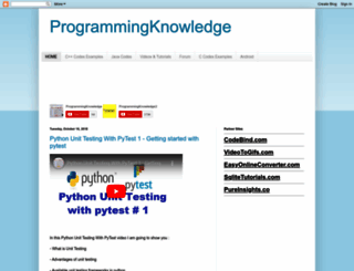 programmingknowledgeblog.blogspot.com screenshot