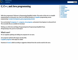 programmingsimplified.com screenshot