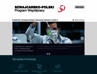 programszwajcarski.gov.pl screenshot
