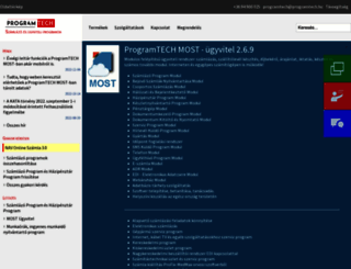 programtech.hu screenshot