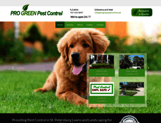 progreenpestcontrol.net screenshot
