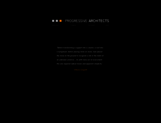 progressive-architects.com screenshot