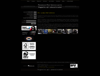 progressive-print.co.uk screenshot