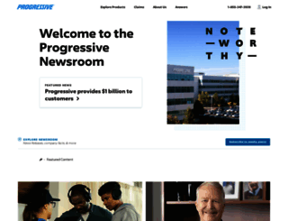 progressive.mediaroom.com screenshot
