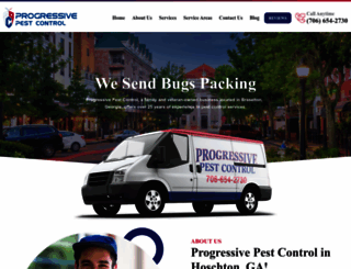 progressivepest.com screenshot