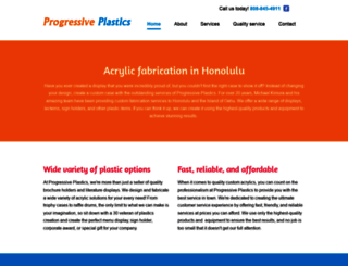progressiveplasticsoahu.com screenshot