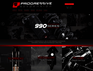 progressivesuspension.com screenshot