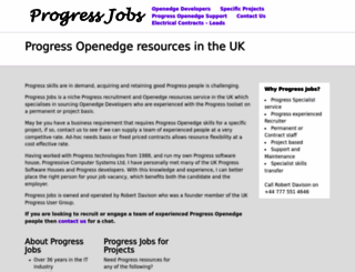 progressjobs.co.uk screenshot