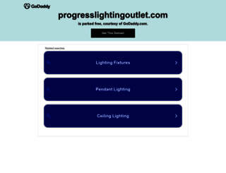 progresslightingoutlet.com screenshot