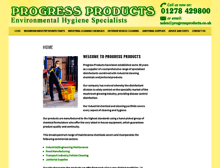 progressproducts.co.uk screenshot