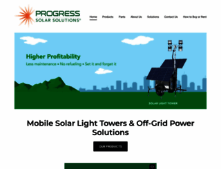 progresssolarsolutions.com screenshot