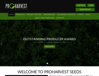 proharvestseeds.com screenshot