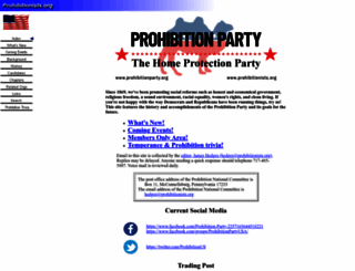 prohibitionists.org screenshot