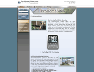 prohomesites.com screenshot