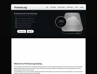 prohosts.org screenshot