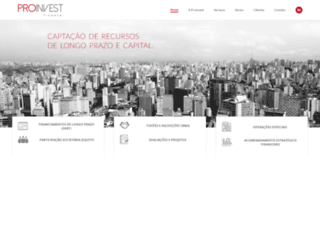 proinvestfinance.com.br screenshot