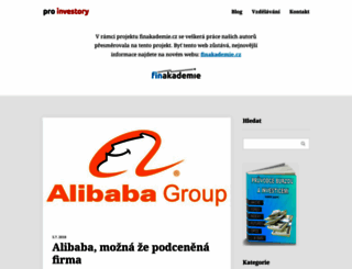 proinvestory.cz screenshot