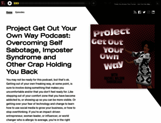 project-get-out-your-own-way.simplecast.com screenshot