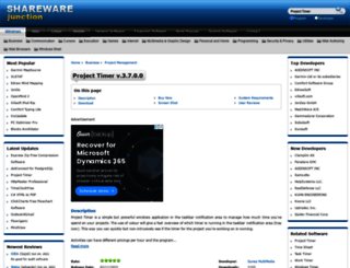 project-timer.sharewarejunction.com screenshot