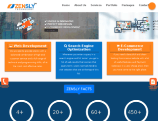 project.zensly.com screenshot