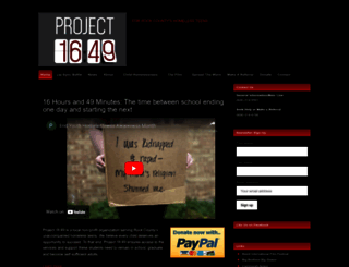 project1649.org screenshot