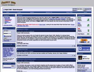 project1999.com screenshot