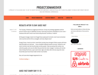 project30makeover.wordpress.com screenshot