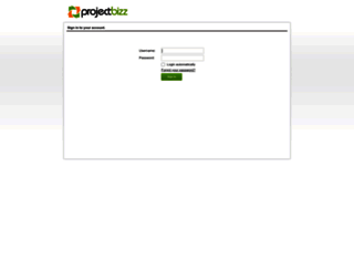 projectbizz.1902software.com screenshot