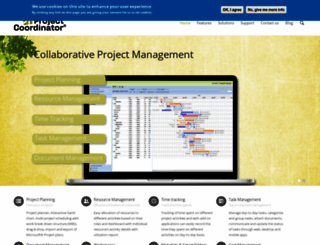 projectcoordinator.net screenshot