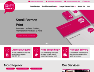 projectdesignprint.co.uk screenshot