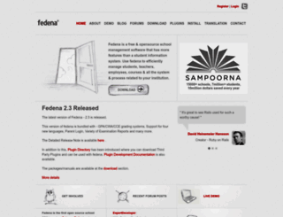 projectfedena.org screenshot