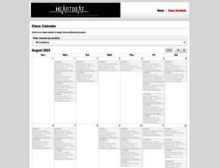 projectheartbeat.enrollware.com screenshot