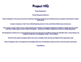 projecthq.com screenshot