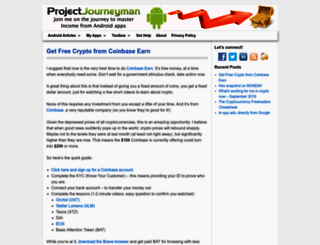 projectjourneyman.com screenshot