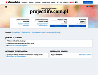 projectlife.com.pl screenshot