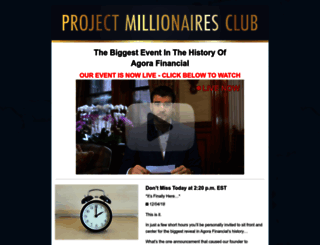 projectmillionairesclub.com screenshot