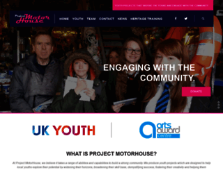 projectmotorhouse.org.uk screenshot