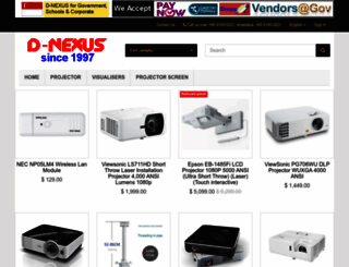 projector.com.sg screenshot