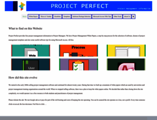 projectperfect.com.au screenshot